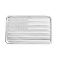 999 Fine Silver USA Flag Emboss Bar (10 g) - Sticky add to cart bar