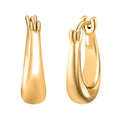 Hoop Earrings in 24K Yellow Gold 1.45 Grams - Sticky add to cart bar