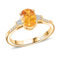 Certified & Appraised Luxoro AAA Madagascar Yellow Sapphire and I2 Diamond 1.85 ctw Ring in 14K Yellow Gold (Size 10.0) - Sticky add to cart bar