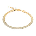 Italian 14K YG Over Sterling Silver Chain Bracelet (7.00 In) (4.24 g) - Sticky add to cart bar