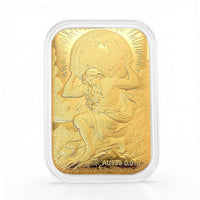 24K Yellow Gold Atlas Embossed Sheet 10mg
