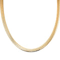 Italian Chain Necklace in 14K Yellow Gold Over Sterling Silver 12.87 Grams 18 Inches - Sticky add to cart bar