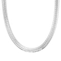 Italian Chain Necklace in Rhodium Over Sterling Silver 12.87 Grams 18 Inches - Sticky add to cart bar