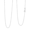 Italian Sterling Silver Diamond-cut Rock Chain Necklace (20 Inches) (2.51 Grams) - Sticky add to cart bar