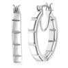 Rhodium Over Sterling Silver