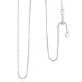 Italian Rope Chain Necklace in Rhodium Over Sterling Silver 3.50 Grams 22 Inches - Sticky add to cart bar