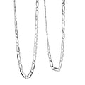 Italian Link Chain Necklace in Sterling Silver 10.50 Grams 24 Inches - Sticky add to cart bar
