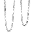 Italian Sterling Silver Cuban Chain Necklace (24 Inches) (17.02 Grams) - Sticky add to cart bar