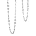 Italian Chain Necklace in Rhodium Over Sterling Silver 34.19 Grams 24 Inches - Sticky add to cart bar