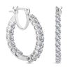 Rhodium Over Sterling Silver