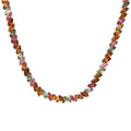 D'Joy Multi-Tourmaline 27.85 ctw Necklace in 18K Vermeil Rose Gold Over Sterling Silver 18 Inches - Sticky add to cart bar