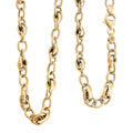 Embrace Link Chain Necklace in 10K Yellow Gold 6.85 Grams 20 Inches - Sticky add to cart bar