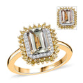 D'Joy AAA Turkizite, Natural Yellow and White Diamond 2.25 ctw Golden Mirage Ring in 18K Vermeil Yellow Gold Over Sterling Silver (Size 10) - Sticky add to cart bar