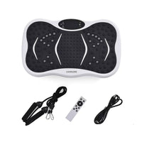Livmore White Fitness Vibration Plate with Remote Control