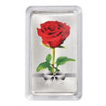 999.9 Fine Silver One Troy Ounce Bullion Forever Rose Bar 31.1 Grams - Sticky add to cart bar