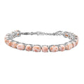 D'Joy Premium Natrolite 19.90 ctw Bracelet in Rhodium Over Sterling Silver (7.50 In) - Sticky add to cart bar