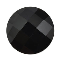 Black Onyx (Rnd 8 mm) 1.86 ctw Loose Gemstone