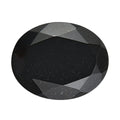Black Tourmaline (Ovl 10x8 mm) 2.40 ctw Loose Gemstone - Sticky add to cart bar