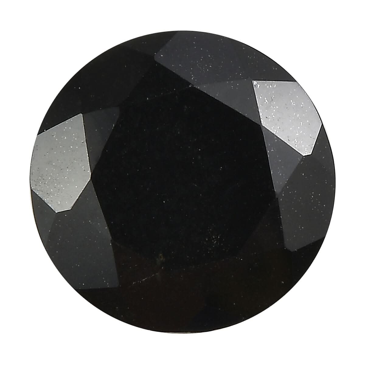 Black Tourmaline (Rnd 9 mm) 2.20 ctw Loose Gemstone