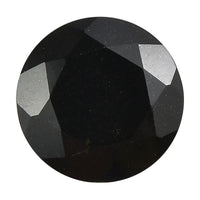 Black Tourmaline (Rnd 9 mm) 2.20 ctw Loose Gemstone