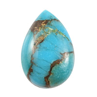 Mojave Blue Turquoise (Pear 9x6 mm) 1.17 ctw Loose Gemstone