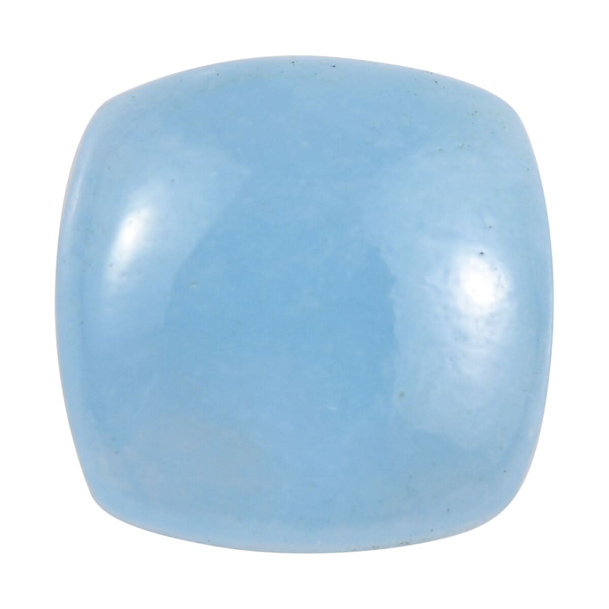 Dyed Light Blue Color Jade (Cush 8x8 mm) 1.31 ctw Loose Gemstone