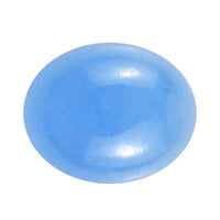 AA Dyed Light Blue Color Jade (Ovl 10x8 mm) 3.10 ctw Loose Gemstone