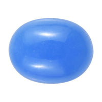 AAA Dyed Light Blue Color Jade (Ovl 9x7 mm) 2.14 ctw Loose Gemstone