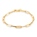 5.5mm Paper Clip Chain Bracelet in 10K Yellow Gold (8.00 In) 6.20 Grams - Sticky add to cart bar