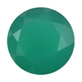 Green Onyx (Rnd 8 mm) 1.45 ctw Loose Gemstone - Sticky add to cart bar