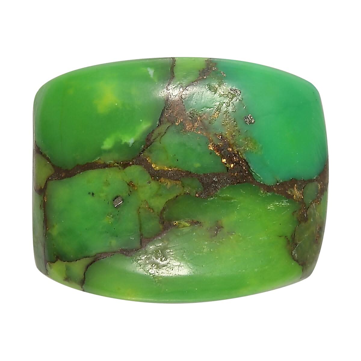 Mojave Green Turquoise (Cush 11x9 mm) 3.43 ctw Loose Gemstone