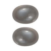 Grey Moonstone Set of 2 (Ovl 7x5 mm) 1.85 ctw Loose Gemstone