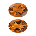 Santa Ana Madeira Citrine Set of 2 (Ovl 7x5 mm) 1.40 ctw Loose Gemstone - Sticky add to cart bar