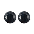 Midnight Sapphire Set of 2 (Rnd 5 mm) 1.51 ctw Loose Gemstone - Sticky add to cart bar