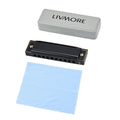 Black Harmonica with Aluminum Shell - Sticky add to cart bar