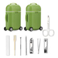 Set of 2 Compact 8pc Mini Travel Case Nail Kit - Blue - Sticky add to cart bar