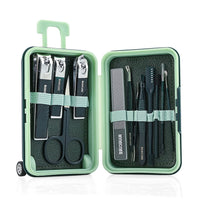 12pc Mini Travel Case Nail Kit- Pink