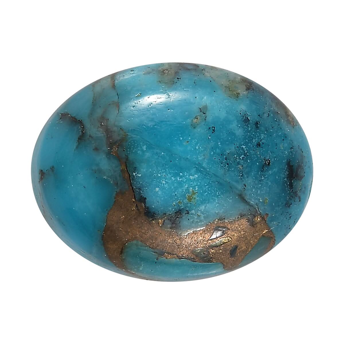 Mojave Blue Turquoise (Ovl 9x7 mm) 1.84 ctw Loose Gemstone