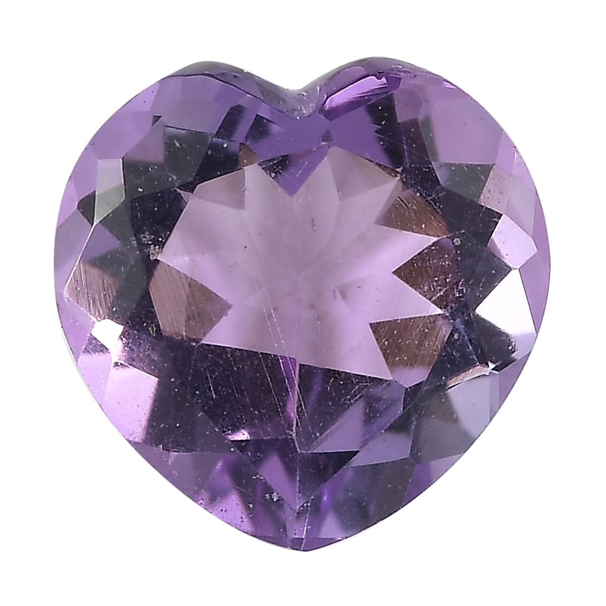Bolivian Amethyst (Hrt 8 mm) 1.40 ctw Loose Gemstone