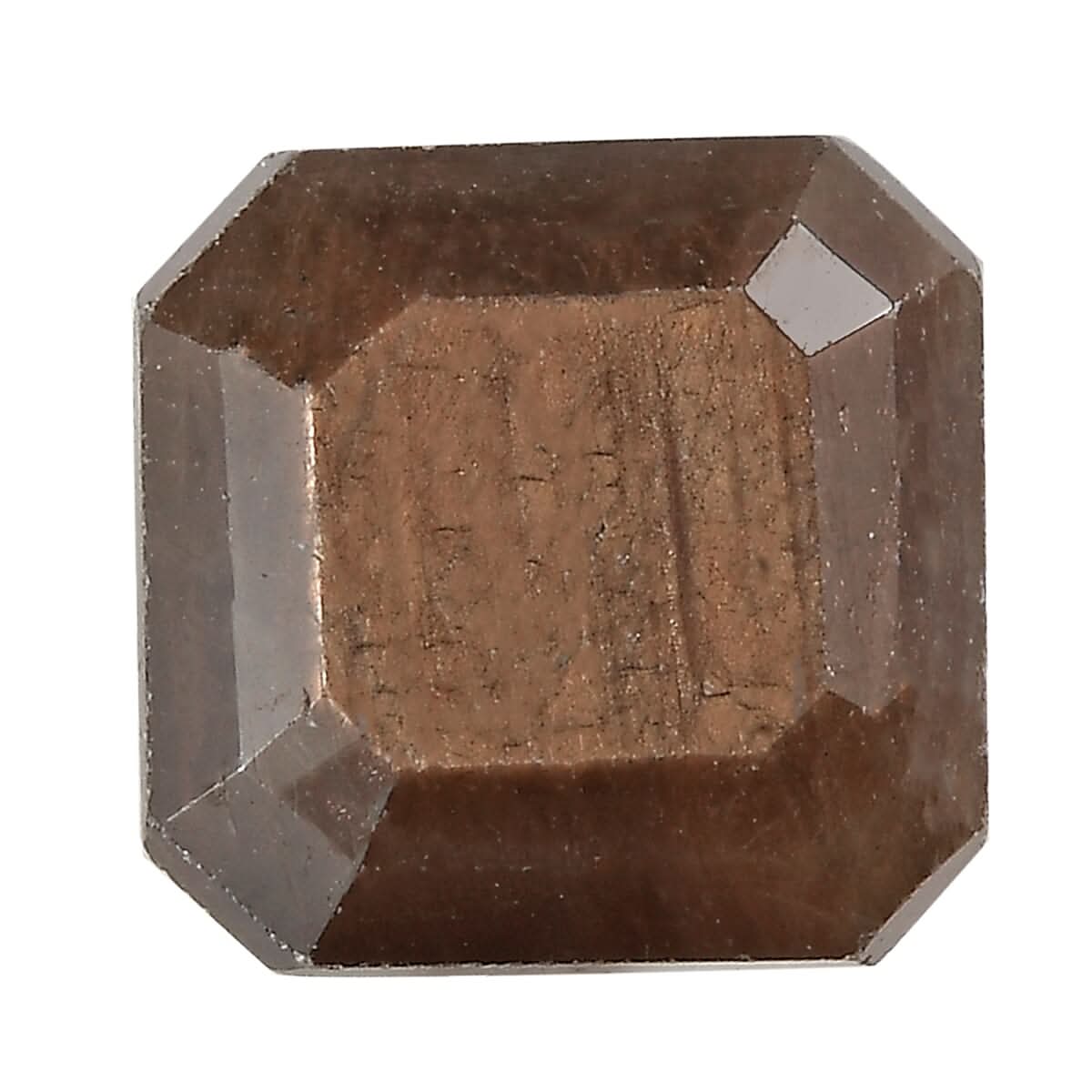 Asscher Cut Chocolate Sapphire (Oct 6x6 mm) 1.52 ctw Loose Gemstone