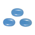 AA Dyed Light Blue Color Jade Set of 3 (Ovl 6x4 mm) 1.74 ctw Loose Gemstone - Sticky add to cart bar