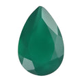AA Green Onyx (Pear 9x6 mm) 1.06 ctw Loose Gemstone - Sticky add to cart bar