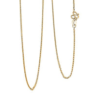 24K Yellow Gold Spiga Chain Necklace (20 Inches) (3.5 g)