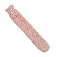 Pink Rubber and Plush Sleeve Hot Water Bag (28.74"x4.72")