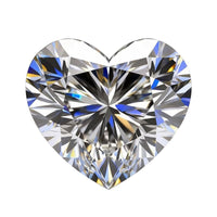 Brilliant Cut Luxuriant Lab Grown Diamond (E-F, VS) (Heart 8.8 mm) 2.50 ctw