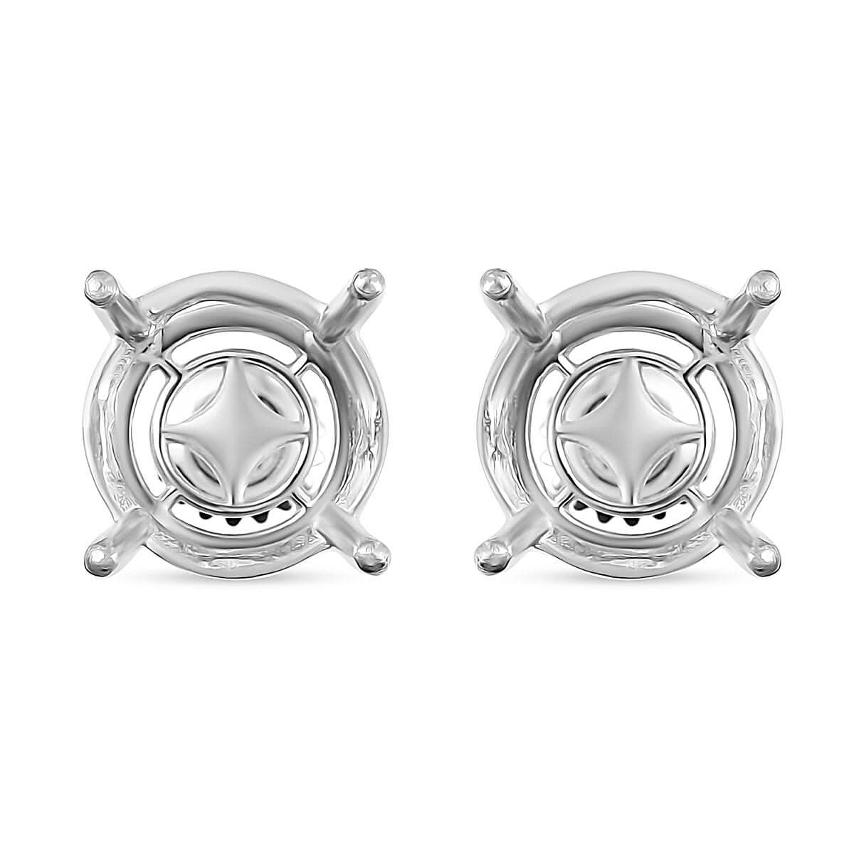 950 Platinum Mounting Stud Earrings (6.20 g)