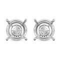 950 Platinum Mounting Stud Earrings (6.20 g) - Sticky add to cart bar