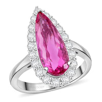 Chairman Collection Certified & Appraised Rhapsody 950 Platinum AAAA Imperial Topaz, Diamond (E-F, VS) Ring (Size 7.0) (10.22 g) 4.90 ctw