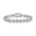 Luxuriant Lab Grown Diamond G-H SI 2.00 ctw Bracelet in Rhodium Over Sterling Silver (7.25 In) - Sticky add to cart bar