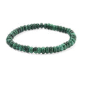 African Malachite 90.00 ctw Roundel Stretch Bracelet - Sticky add to cart bar